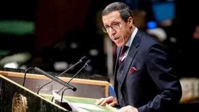 L'ambassadeur représentant permanent du Maroc auprès de l'ONU à New York, Omar Hilale