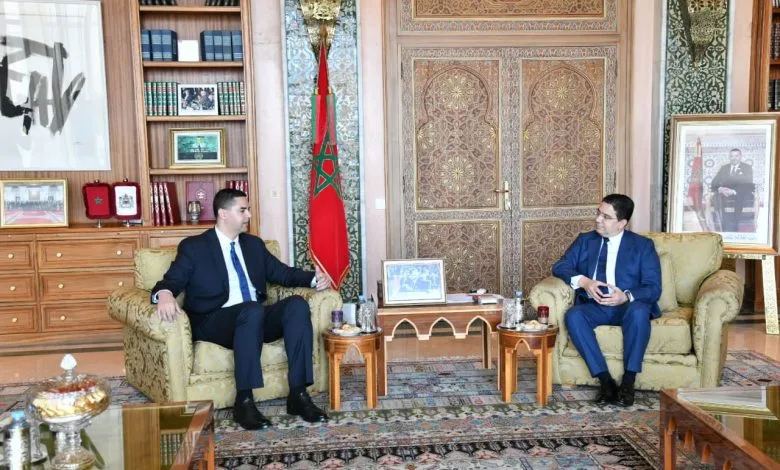 le ministre des Affaires étrangères, de la Coopération africaine et des Marocains résidant à l'étranger, Nasser Bourita, et le ministre maltais des Affaires étrangères et européennes et du Commerce, Ian Borg