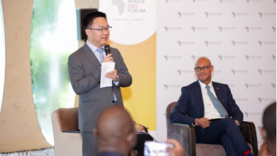 Tonny BAO, Vice-président, Huawei, lors de son discours d’ouverture du panel organisé par Huawei à l’occasion de l’Africa CEO Forum