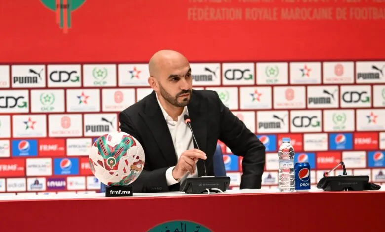 Le sélectionneur national Walid Regragui tient une conférence de presse