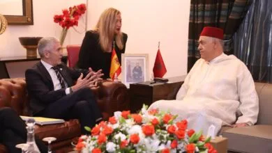 Le ministre de l’Intérieur, Abdelouafi Laftit, et son homologue espagnol, Fernando Grande Marlaska