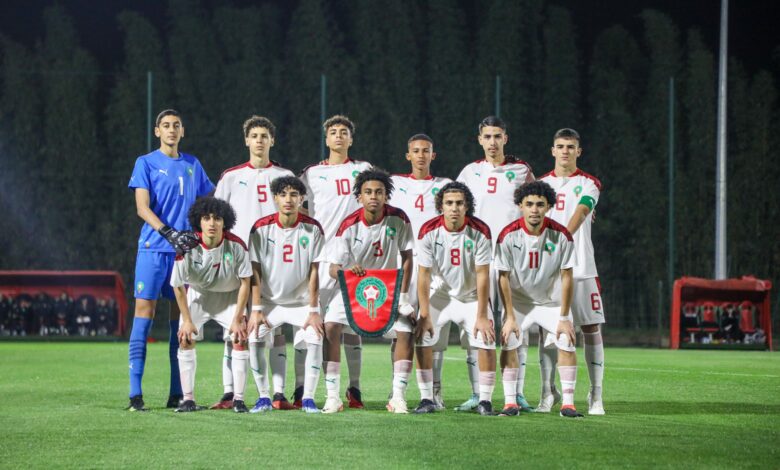 L’équipe du Maroc des moins de 15 ans