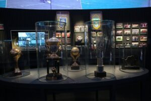 Le musée du football marocain à Salé. Photo prise le 21 mars 2024
