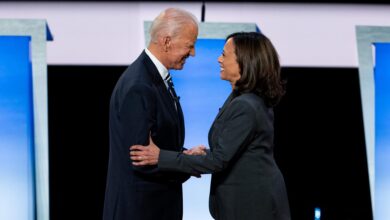 Retrait de Joe Biden: Kamala Harris loue l'"acte désintéressé et patriotique" du président démocrate
