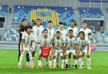 L’équipe nationale U20 de football, le 14 novembre 2024 à Ismailia, en Egypte / Crédit: FRMF