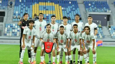 L’équipe nationale U20 de football, le 14 novembre 2024 à Ismailia, en Egypte / Crédit: FRMF