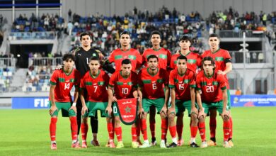 L’équipe nationale U20 de football, le 14 novembre 2024 à Ismailia, en Egypte / Crédit: FRMF