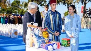 Moulay El Hassan et Lalla Khadija ont procédé, lundi 3 mars à Rabat, au lancement de l'opération nationale "Ramadan 1446". (Photo d'Abdellah Lmidmani MAP)