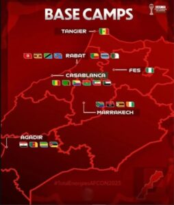  24 camps de base