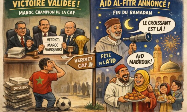 “Victoire validée et fête annoncée: le Maroc entre verdict et croissant”