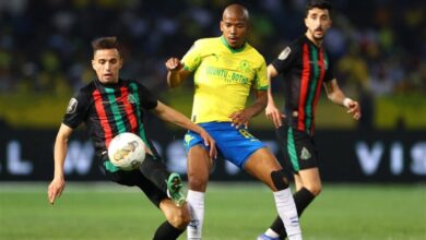 Ligue des champions de la CAF (finale aller): Le club marocain l'AS FAR s'incline face à Mamelodi Sundowns (0/1)